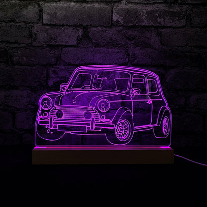 Classic Mini Night Light - Night Lights & Ambient Lighting - Stock Car & Banger Toy Tracks