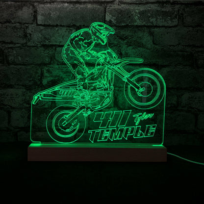 Motocross Night Light - Night Lights & Ambient Lighting - Stock Car & Banger Toy Tracks