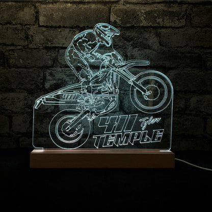 Motocross Night Light - Night Lights & Ambient Lighting - Stock Car & Banger Toy Tracks